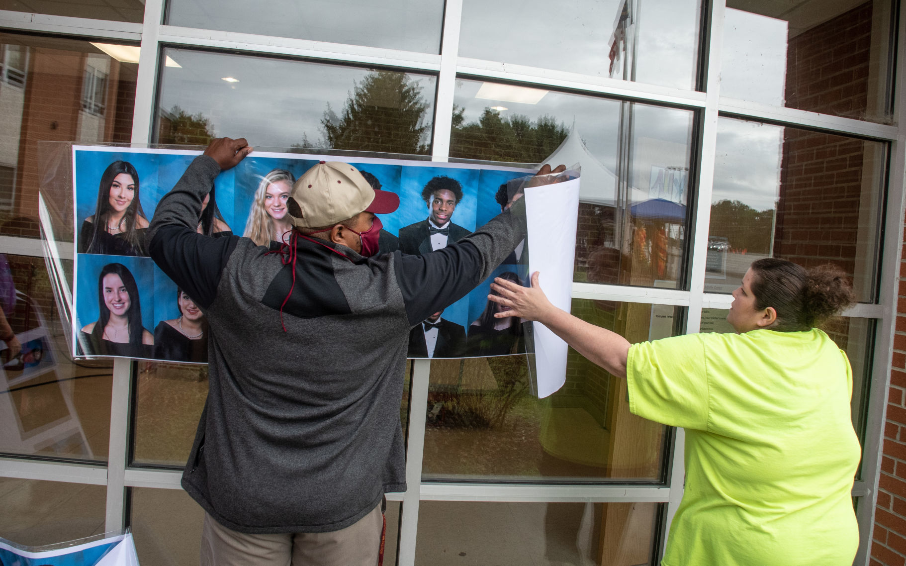 Southern Guilford High School's drive-thru graduation